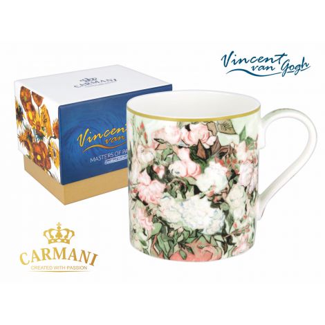 Kubek Carmani 280ml - V. van Gogh, Wazon z różami